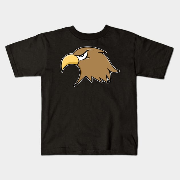 Bird Eagle Kids T-Shirt by Imutobi